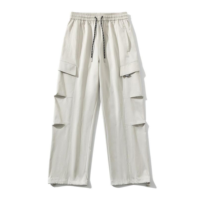 Outdoor Men's Casual Pants Men's Spring and Autumn Tooling Loose Versatile Drape Straight Sweatpants