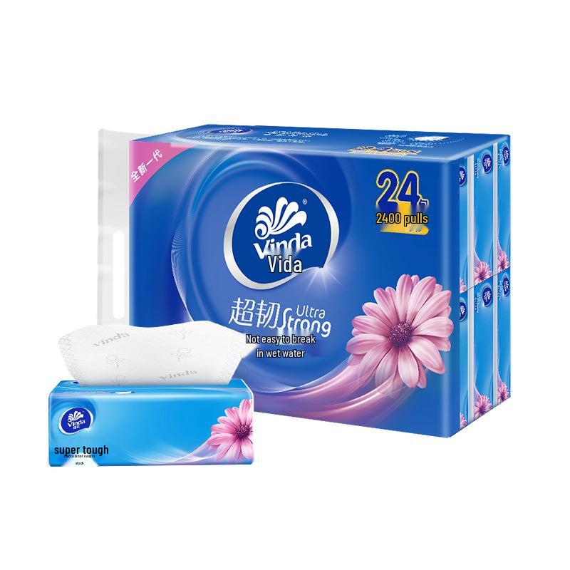 Vinda Hängende Taschentuchbox – Haushalts-Ökonomiepack für Händewischen und Toilettenpapier