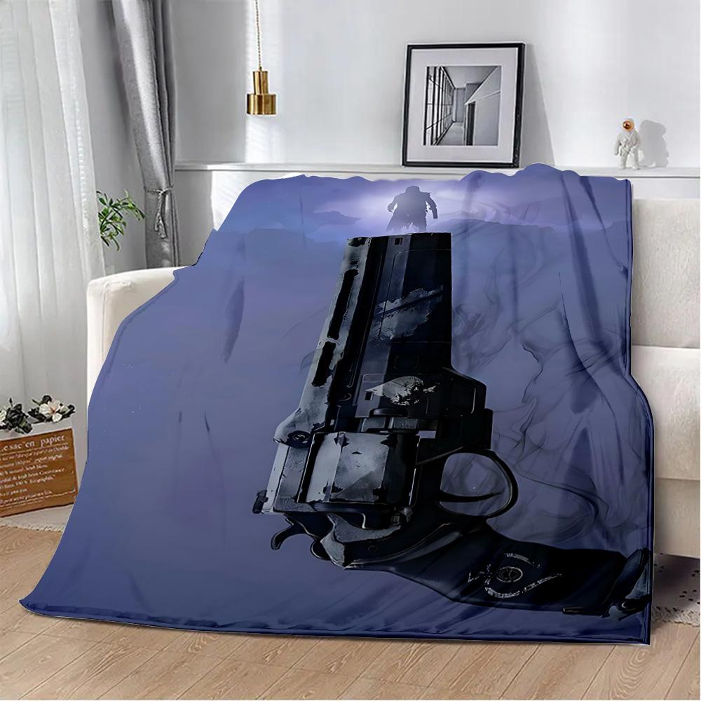 3D Game D-Destiny 2 Printed Blanket Picnic Blankets Warm Blanket Soft and Comfortable Blanket Home Travel Birthday Gift