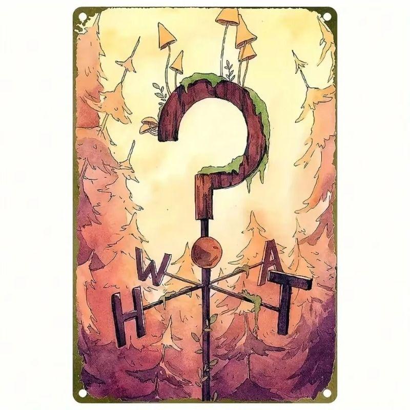 Klassisk vintage plåtmålning present till vänner rumsdekor