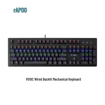 Rapoo V510C Wired Backlit 104-Key Mechanical Gaming Keyboard