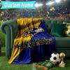 Custom Name Blanket Ravens Team Spirit Blanket Bedding Blanket for Travel, Camping, Living Rooms, Offices, Sofas, Fan Christmas Gift