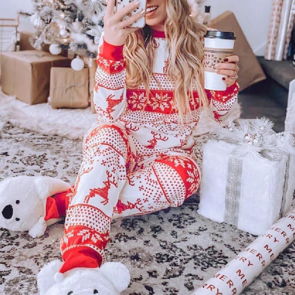 Homewear Family Matching Pyjamas Christmas Top&Pants 2024 Pyjamas Set