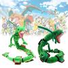 Premium 80cm Rayquaza Sky Dragon Plush Toy Short Plush Fabric With Pp Cotton Filling