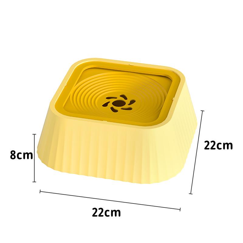 1pc Dog Water Bowl No Wet Mouth Floating Buoyancy Dispenser Cat Neck Care Pet Anti Slip Anti Tip Over Stable