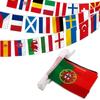Xvggdg  48pcs   2026 Football Cup Flag 14x21cm  Small World Flag Hanging Flag NEW Cup Countries Flag for Bar Bunting Decoration