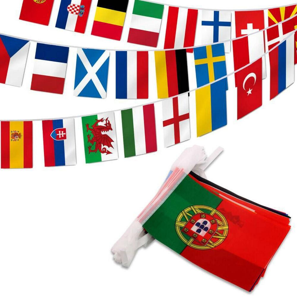 Xvggdg 48pcs 2026 Football Cup Flag 14x21cm Small World Flag Hanging Flag NEW Cup Countries Flag for Bar Bunting Decoration