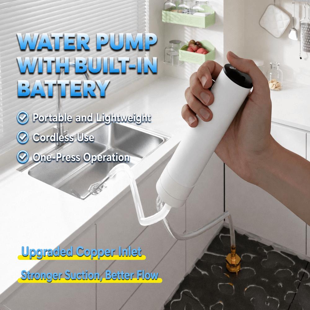 Rechargeable Electric Suction Drainer Portable Transfer Pump Submersible Pump Kitchen