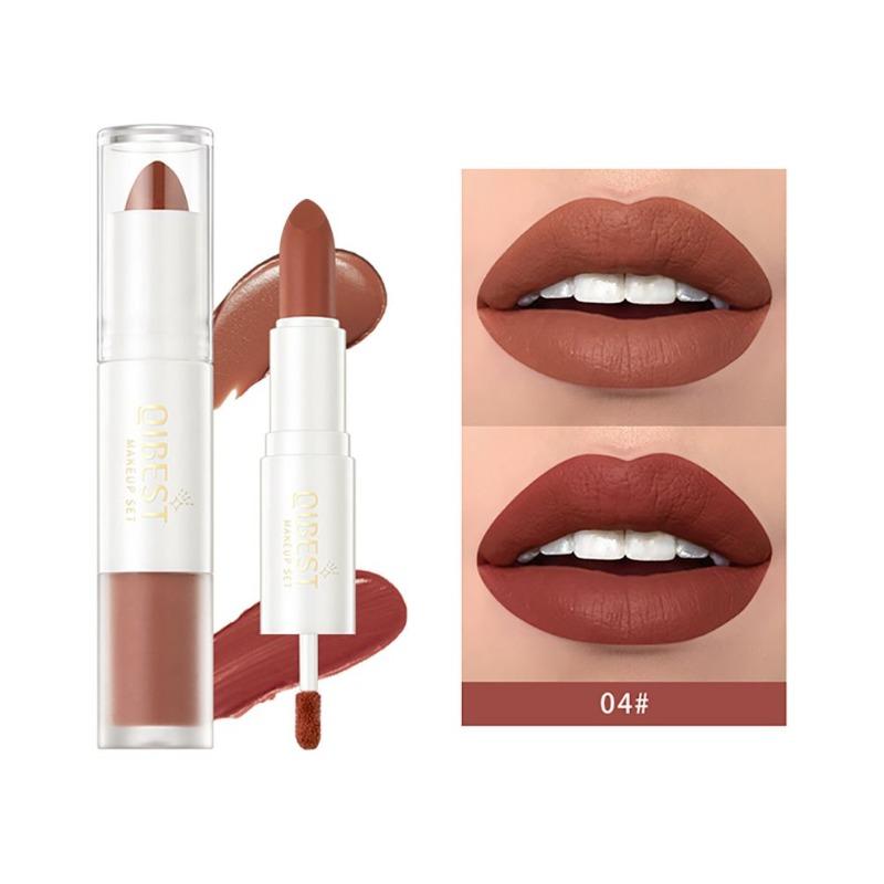 Double-ended Velvet Whitening Lipstick That Is Not Easy To Fade, Matte Non-stick Cup, Long-lasting Natural Three-dimensional Lip Glaze