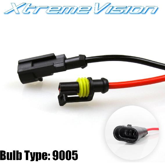 HID Xenon Replacement Bulbs - 9005 6000K - Light Blue (1 Pair)