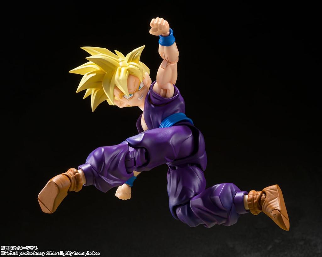 TAMASHII NATIONS Dragon Ball Z Super Saiyan Son Gohan The Warrior Beyond Goku Approximately 110mm PVC ABS Cloth Painted Movable Figure S.H.Figuarts -