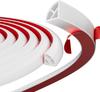 1PC 1/3meters Flexible Quarter Round MoldingCaulk Strip for Wall Edge Floor Corner,Bendable Self-Adhesive Baseboard Trim