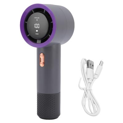Handlicher Tragbarer Turbo-Lüfter Geschwindigkeit 1 199 Einstellbar Digitalanzeige 3000mAh USB Wiederaufladbar Batteriebetrieben Persönlich