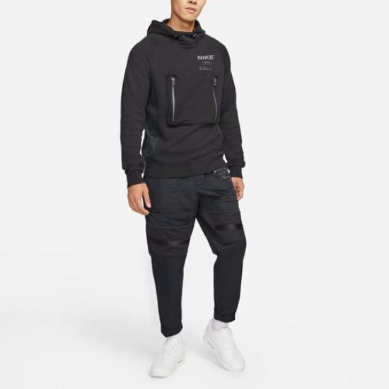 Nike Solid Logo Double Zip Pocket Hoodie DD5926-010