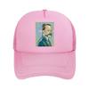 Samurai Portrait Art Graphic Mesh Baseball Cap Casual Hat Outdoor  For Womens Unisex FeUnisex