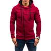 Men Hoodie Sweatshirt Casual Solid Long Sleeve Mens Hoodies Slim Zipper Hooded Cardigan Sweatshirts Men Hoody Sweat Homme