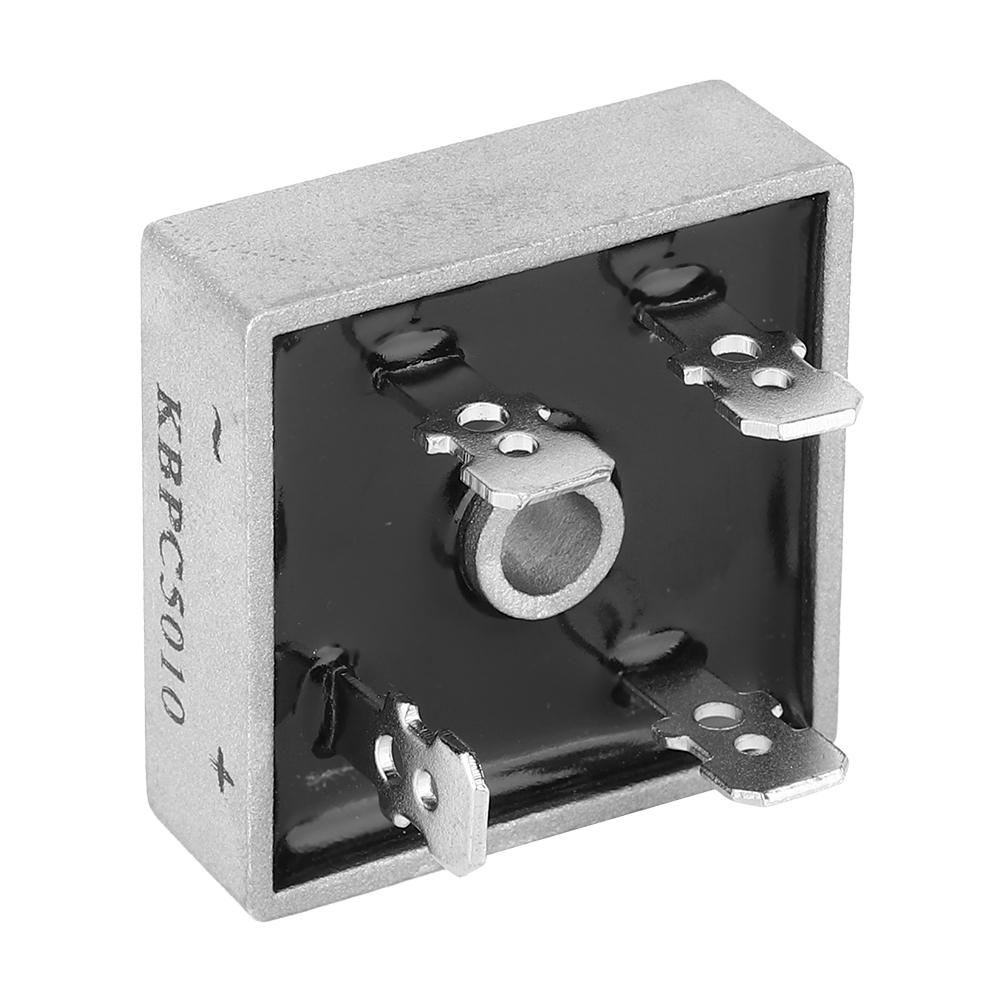 

10pcs KBPC5010 50A 1000V Single Phase Diode Bridge Rectifier Module Metal Case