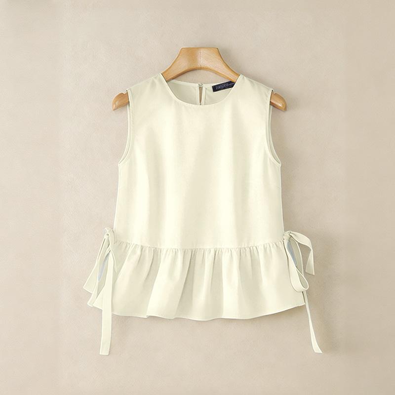 ZANZEA Women Summer Casual Round Neck Sleeveless Tank Tops