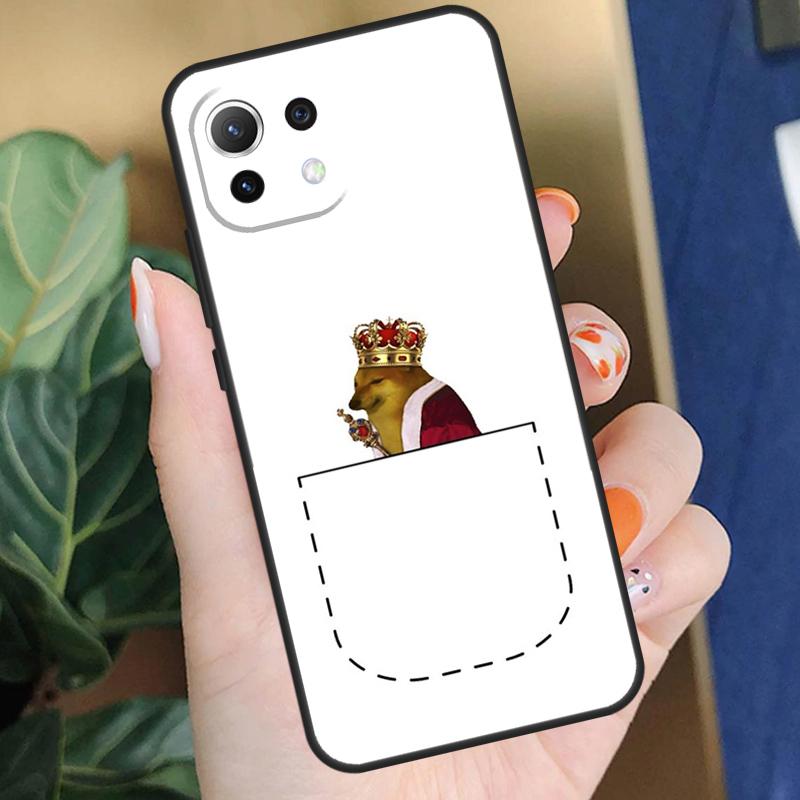 Cheems Doge Case For Xiaomi 15T 14T 13T Pro 14 15 Ultra 17 Pro Max POCO X7 F8 Pro X5 X6 F5 F6 F7 Coque