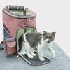 Portable Folding Breathable Pet Backpack Medium Doggie Bag for Dogs and Cats