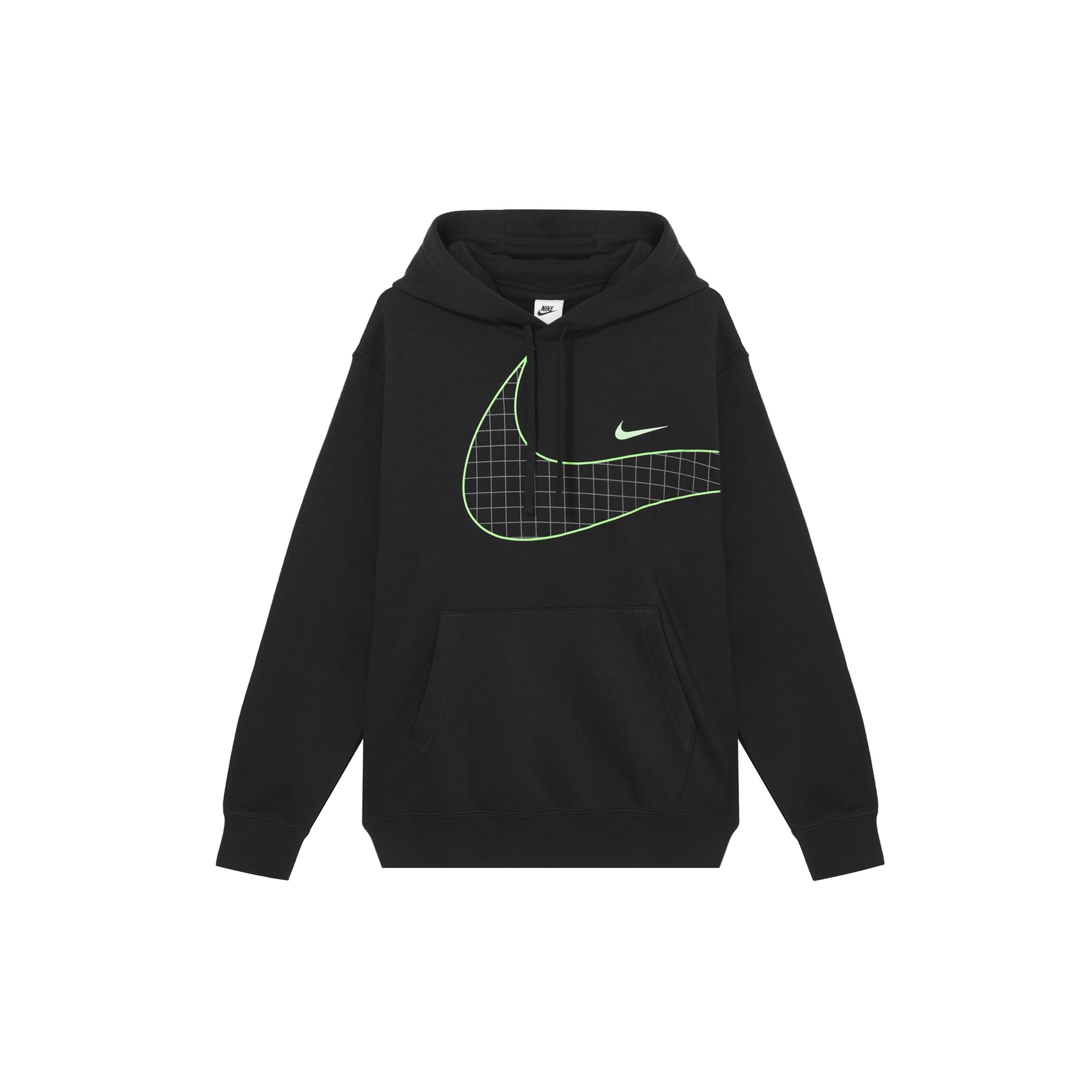 Men s Nike Large Logo Printing Sports Knit Black DO6936-010 L