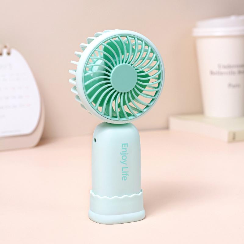 

Portable USB Rechargeable Mini Handheld Desk Fan 75*40*155mm