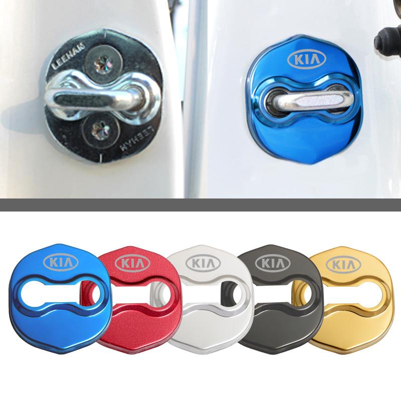 For KIA Sportage Rio Ceed Picanto K5 K9 Sorento Auto Door Lock Protective Cover Car Styling Auto Accessaries Sticker
