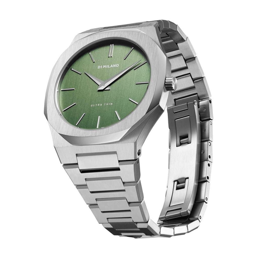 D1 Milano Watch UTBJ06 Ultra Thin Moss Linen 40mm Stainless Steel [Authorized Distributor] Men's [ULTRA THIN]