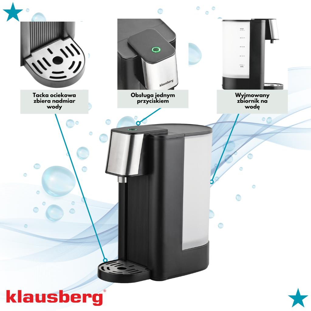 Dozownik dystrybutor podgrzewacz do gorącej wody 2.5L KLAUSBERG KB-7877