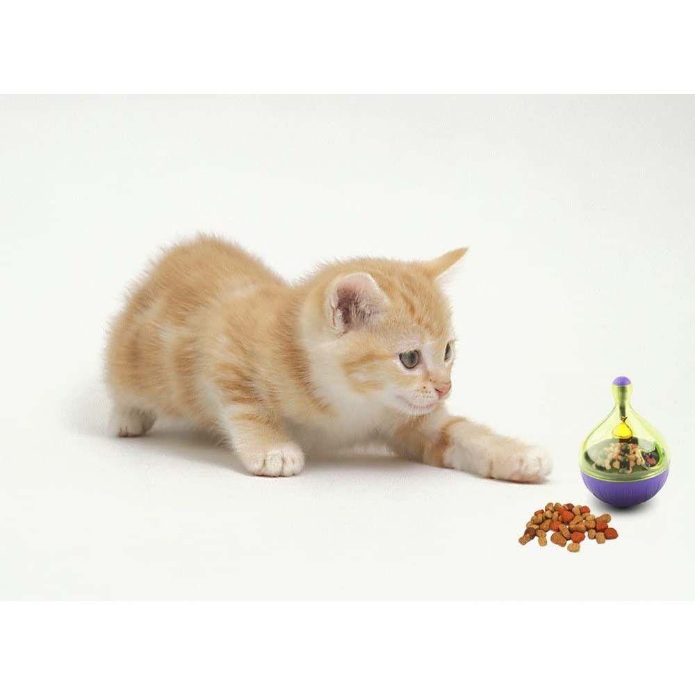 Chasing Exercising Kitten For Cats Pet Supplies Pet Puzzle Toys Cat Food Feeders Tumbler Swing Toy
