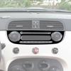 Radio Panel Trims Cover Decorative Stickers Auto Interior Accessories for Fiat 500 2012-2015 Modification Panel Stickers