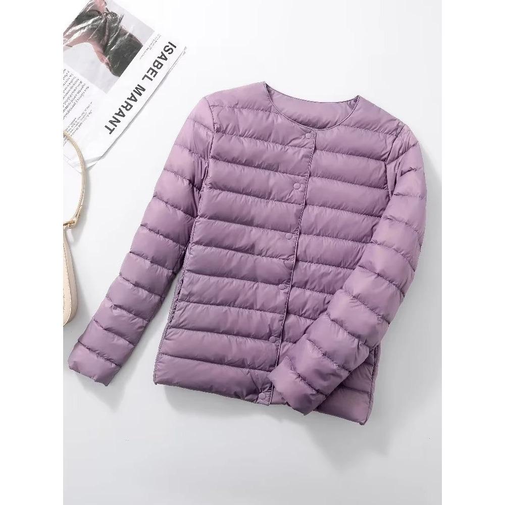 Ultraleichte Daunenjacke für Damen, mattes Gewebe, leichte Jacke, warm, winddicht, Parka, Damen-Daunenjacken plus Mäntel