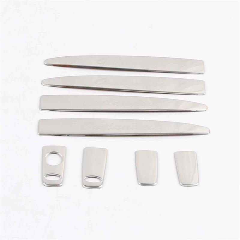 For Mitsubishi Outlander 2013 - 2015 2016 2017 2018   Door Handle Cover Bowl Frame Cover Trims Sticker Car Accessories