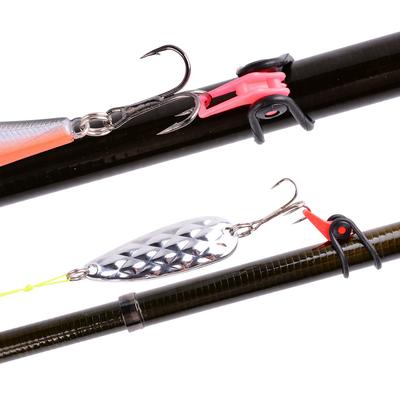 10pcs/lot Fishing Rod Pole Hook Keeper - Securely Silicone Ring Iso Hold Bait Lures and Jigs for Safe and Easy Fishing