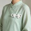 6pcs Traditional Apparel Closures, Chinese Sewing Set for Dress Panels Costume Use and Outerwear DIY Repair