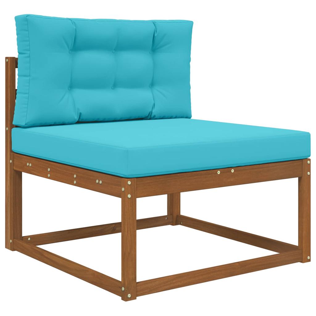Outdoor Sofa Cushions 2 pcs Turquoise Polyester
