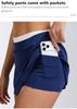 Breathable Anti-Exposure Tennis & Yoga Skirt with Pockets - Quick-Dry, Outdoor Fitness Wear