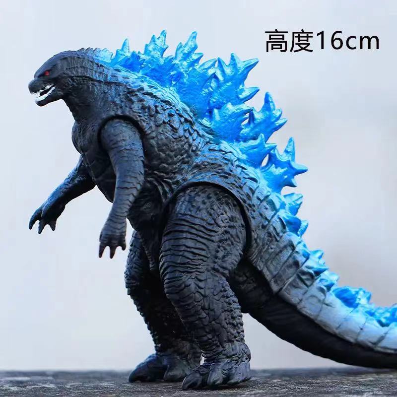 24cm Godzilla King of Monsters Runaway Mechanical Red lotus Planet Godzilla Action Figure Collection Model Toy Kid Birthday Gift