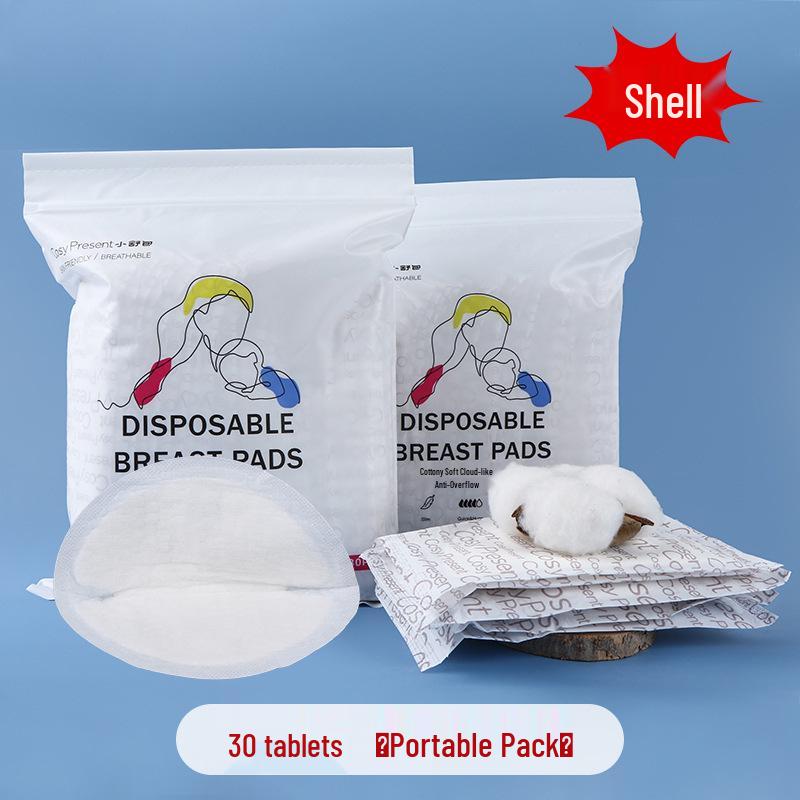 Disposable Ultra-thin Anti-leak Breast Pads - 100 Pack, Breathable Nipple Covers for Postpartum Breastfeeding