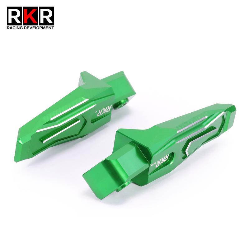 1 Pair Motorcycle Front Rear Footrests Footpegs CNC Extender Pedal for KAWASAKI Ninja 400 500 Ninja500 Z400 Z500 ZX25R ZX4RR