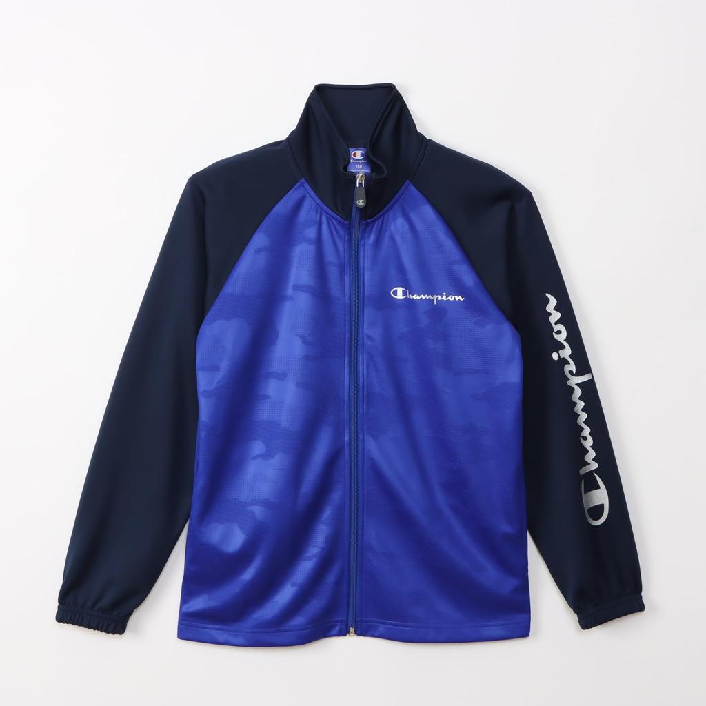 Champion Long Sleeve Tracksuit Set with Script Basic Sports Training Blue Kids' (2-Pack) Logo, Quick-Drying, Suit, (CK-BSW05)