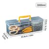 Transparent Tool Storage Box With Handle Portable Sealed Dustproof Tools Storage Organizer Multifunctional Tool Case