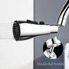 3-in-1 Multifunctional Kitchen & Bathroom Faucet Extender Splash-Proof Pressurized Sprinkler with 3-Speed Rotatable Bubbler and Scrubbing Nozzle