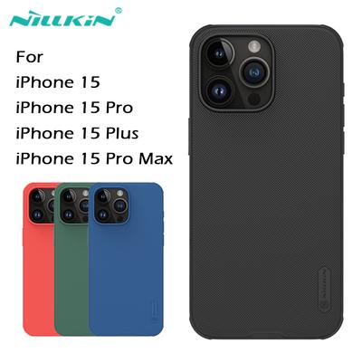For iPhone 15 Pro Max Case NILLKIN Super Frosted Shield Pro PC Hard Back Cover for iPhone15 Plus Case