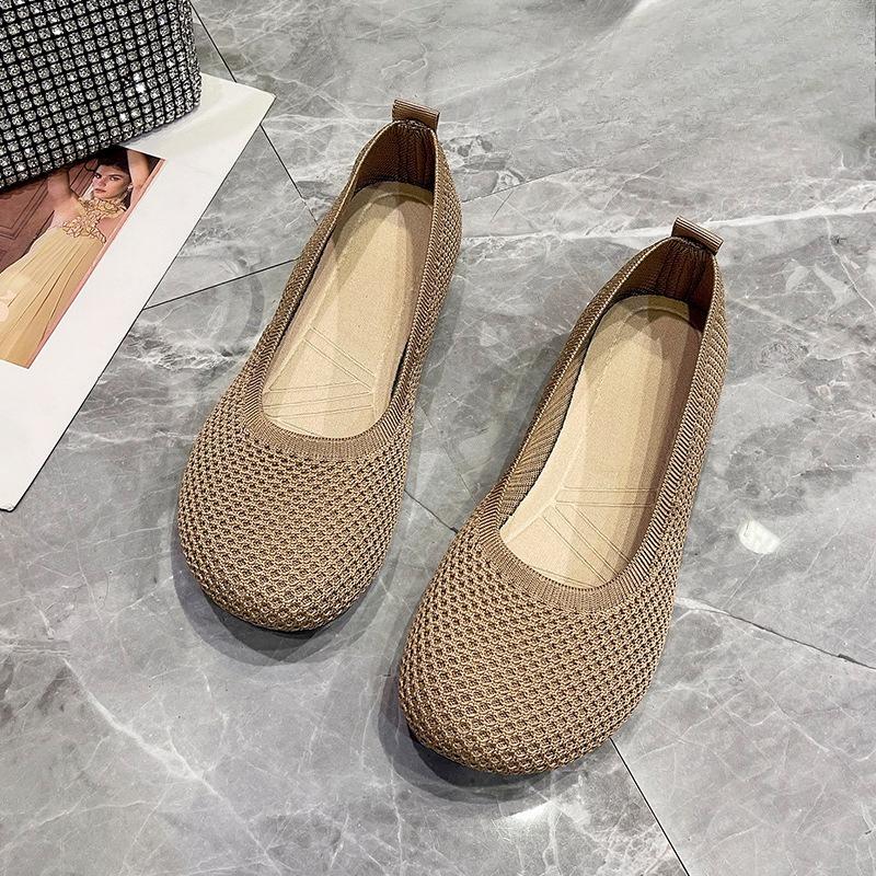 Openwork Mesh Sandals, Soft-soled Flat Shoes, Women's Shoes