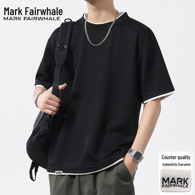Mark Fairwhale Men s Short Sleeve Round Neck T-Shirt XL