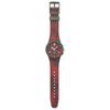 NEW CHRONO PLASTIC CRIMSON FOLIAGE SUSG410 Unisex Adult Watch Red [Swatch]