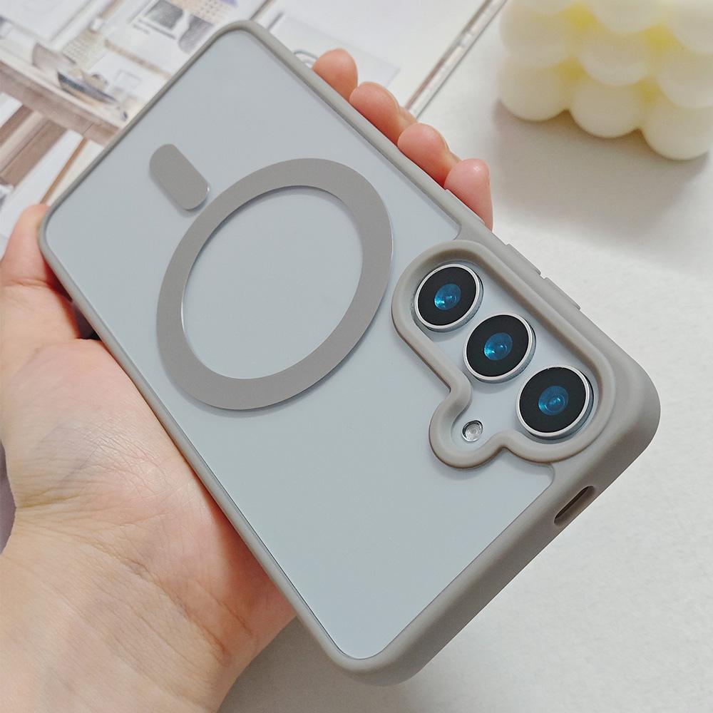 

Frosted Magnetic Phone Case for Samsung Galaxy S26 Ultra S25 Edge S24 S23 FE S22 Plus for Magsafe A57 A37 A17 A07 A56 A36 Cover Galaxy S22 5G