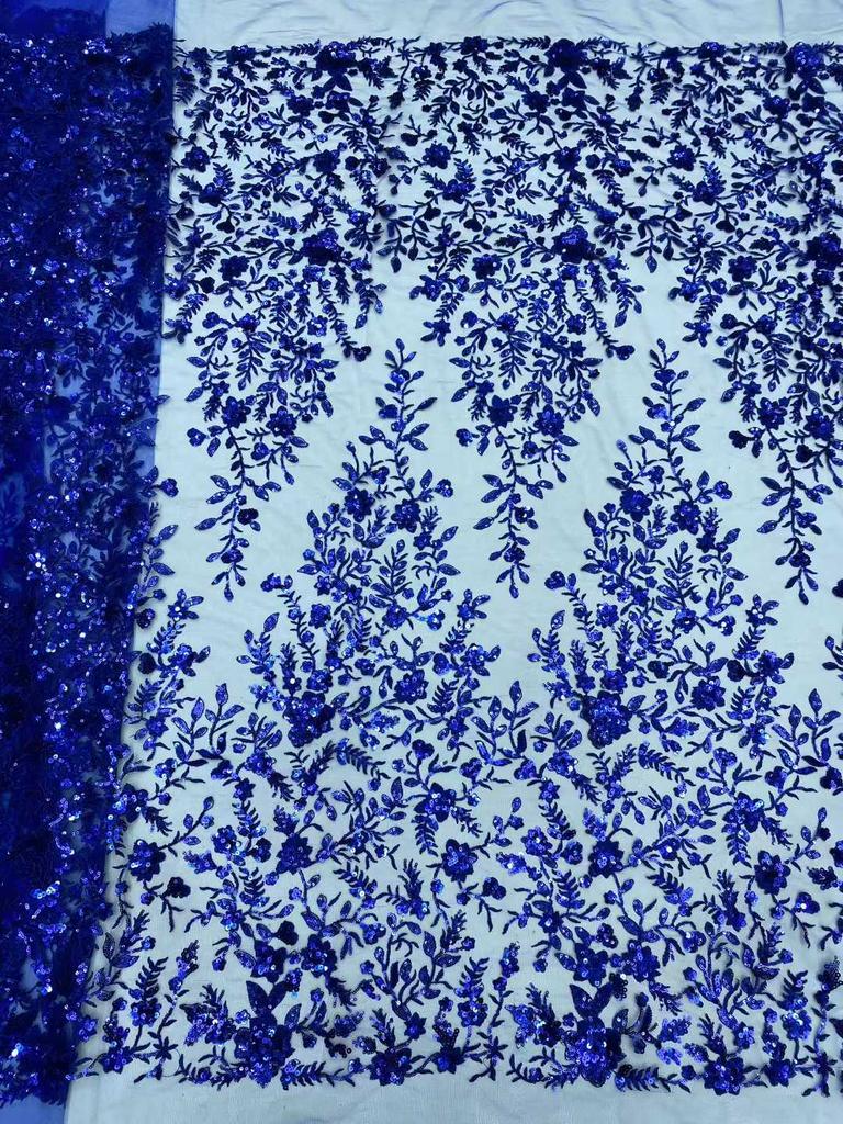 Luxury African Net Lace Fabric 2026 High Quality Sequins Lace Fabrics For Nigerian Wedding French Tulle Lace Fabric Dress Women