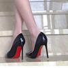 Γυναικεία Κομψά Πολυτελή Λαμπερά Στρας Ψηλοτάκουνα Σέξι Κόκκινη Σόλα Γόβες Μάρκας Σέξι Πάρτι Μυτερή Μύτη Παπούτσια Γάμου Δείπνου